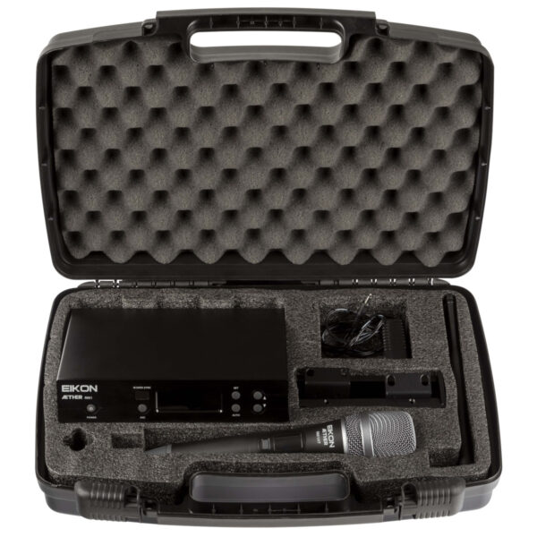 RADIOMICROFONO PROFESSIONALE UHF PLL – TRASMETTITORE BODYPACK - BANDA C 655-679 Mhz - immagine 7