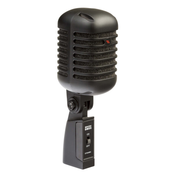 MICROFONO DINAMICO PROFESSIONALE PER VOCE “VINTAGE” - NERO SATINATO