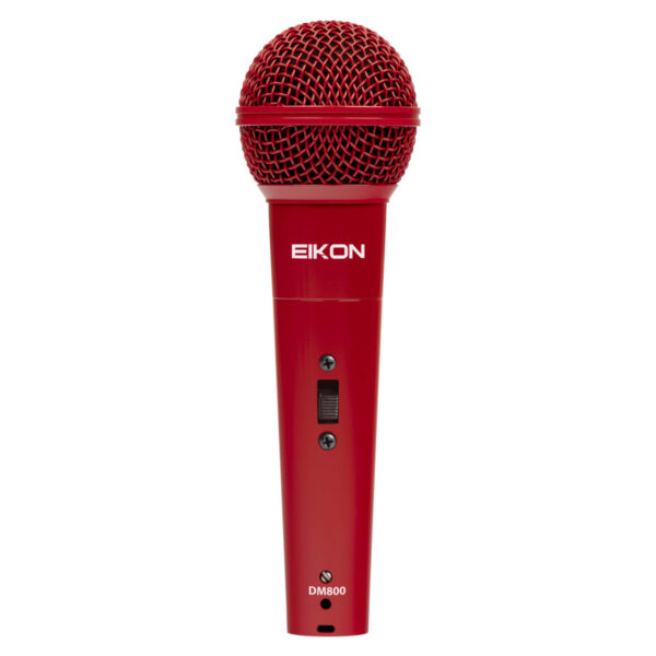 MICROFONO DINAMICO PER VOCE - COLORE ROSSO