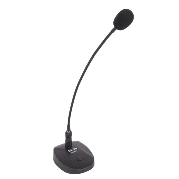 BASE MICROFONICA CONFERENZA CON TASTO ON-OFF DA 45 CM