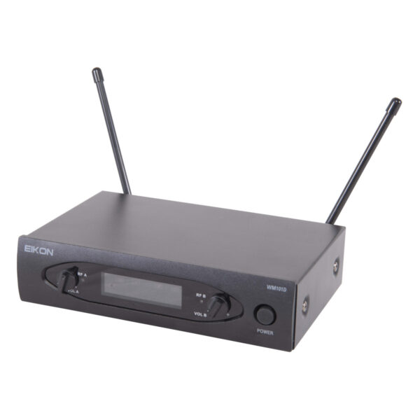 RADIOMICROFONO UHF DOPPIO CANALE– TRASMETTITORE BELT-PACK - immagine 2