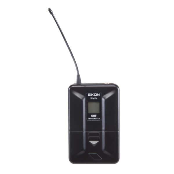 RADIOMICROFONO UHF PLL DOPPIO CANALE– TRASMETTITORE MANUALE/BELT-PACK - immagine 8