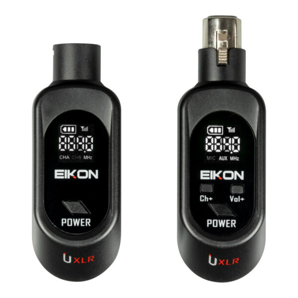 SISTEMA WIRELESS XLR UHF MASCHIO FEMMINA - immagine 2