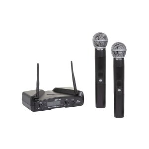 RADIOMICROFONO UHF DOPPIO CANALE – TRASMETTITORE MANUALE